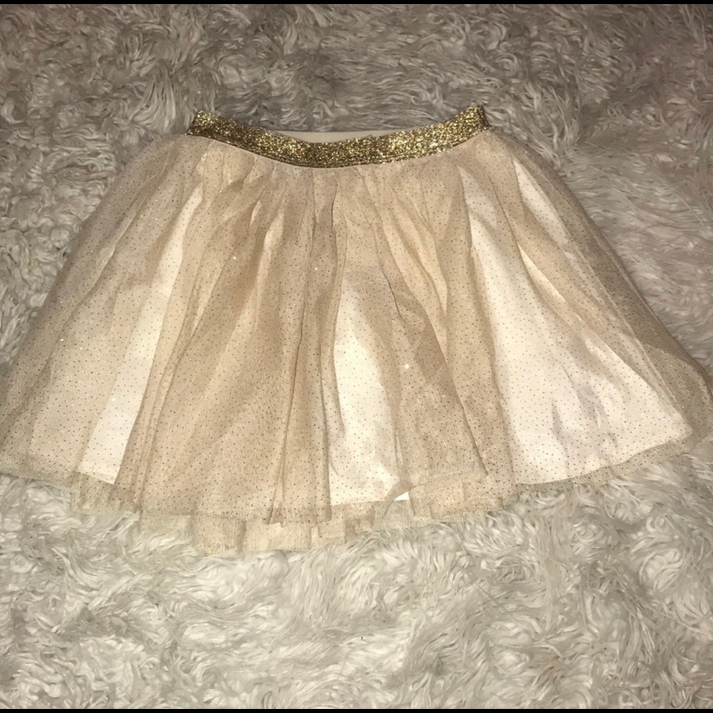 Sonoma girls Sparkle gold skirt